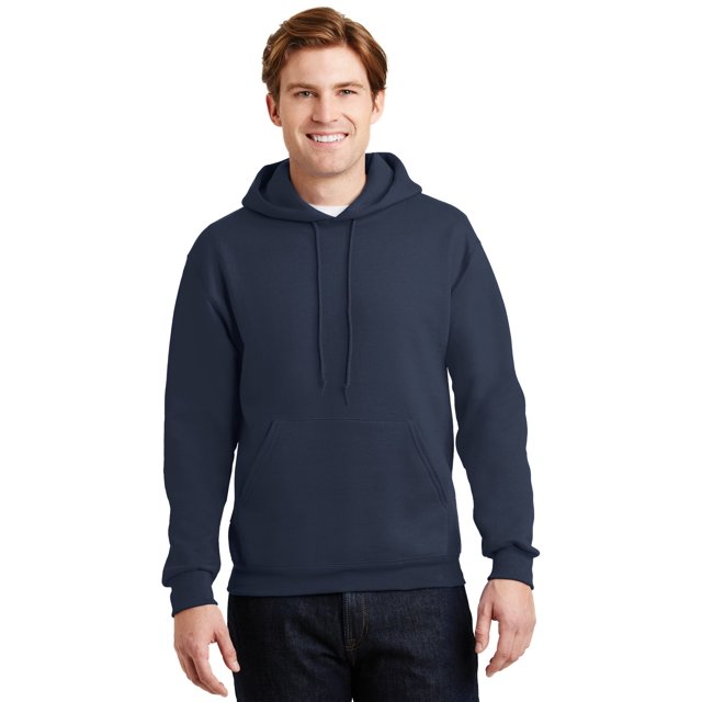Jerzees Chandail à Capuche à Manches Longues pour Hommes SUPER SWEATS - 4997M