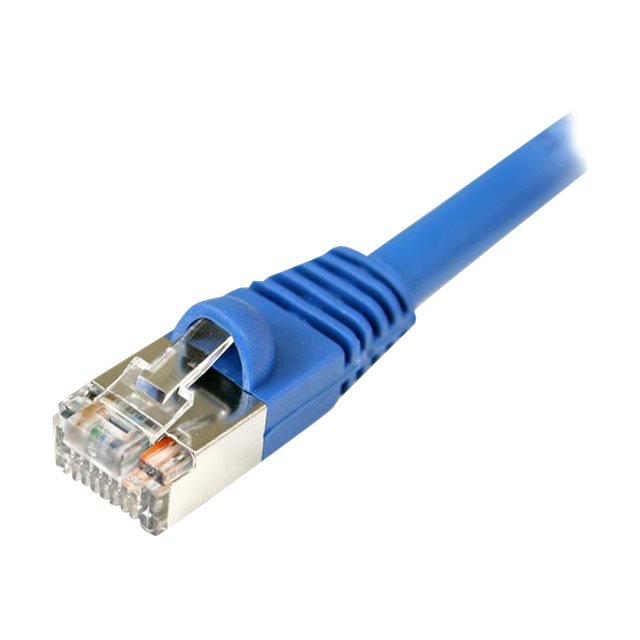 StarTech.com Câble CAT5e 25 Pieds - Cordon Ethernet Bleu - Blindé - UTP - Câble Patch - RJ-45 (m) à RJ-45 (m) - 25 Pieds - Blindé - CAT 5e - Moulé, Sans Accroc - Bleu