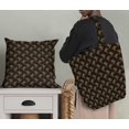 thumbnail image 5 of Soimoi Brown Rayon Fabric Dots & Palm Tree Decor Fabric Printed Yard 58 Inch Wide, 5 of 5