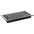 thumbnail image 1 of Decor Grates AJH612-NKL Oriental Floor Register, 6-Inch by 12-Inch, Nickel, 1 of 10