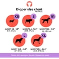 thumbnail image 3 of PETTING IS CARING Dog Washable Diapers & Reusable Female Dog Diapers Materials Durable Machine Washable 3 Pack, 3 of 3