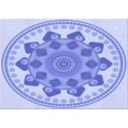 thumbnail image 1 of Ahgly Company Machine Washable Indoor Rectangle Transitional Light Slate Blue Area Rugs, 7' x 9', 1 of 7