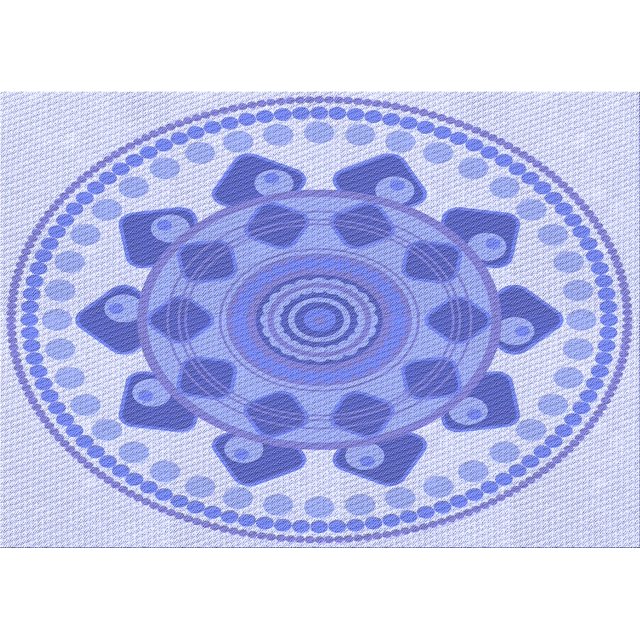 Ahgly Company Machine Washable Indoor Rectangle Transitional Light Slate Blue Area Rugs, 7' x 10'