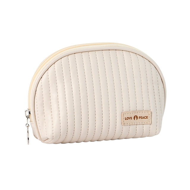 Cute Makeup Bag Mini Cosmetic Pouch For Women Small Quilted Beauty Bag Handy Zipper Pouch