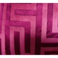 thumbnail image 2 of Plutus Cesire Labyrinthe de Velours Fait à la Main Jeter Oreiller, (Double Face 20" x 20"), 2 of 2