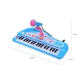 thumbnail image 4 of 37-Key Electronic Piano with Microphone, Musical Learning Toy for Kids, Portable Keyboard Gift Ages 1+, 4 of 9
