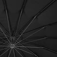 thumbnail image 2 of HOMETRENDS 10 ft. Round Offset Shanghai Patio Umbrella with Base, Meteorite, 2 of 6