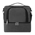 thumbnail image 2 of Yhmxh Kitchen Storage Pantry Organizers And Storage Kitchen Organizer Food Containers Insulating Lunch Bag with Waterproof Double Layer Design for Bento Milk Bottle and Meal Boxes Cooler Bag, 2 of 9