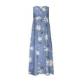 thumbnail image 4 of Robe Soleil Mode Femme Col en V Sans Manches avec Poche Robes Imprimées Robes Élégantes pour Femmes en Liquidation, 4 of 5