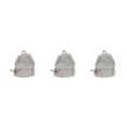 thumbnail image 4 of Ruiboury Unisex Backpack With Adjustable Straps And Stylish Durable Cloth School Backpack School Bag Book Bag Comfortable grey 3Set, 4 of 6