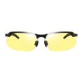 thumbnail image 1 of Classic Polarized Sunglasses Men Women Driving Half Frame - Night, 1 of 8