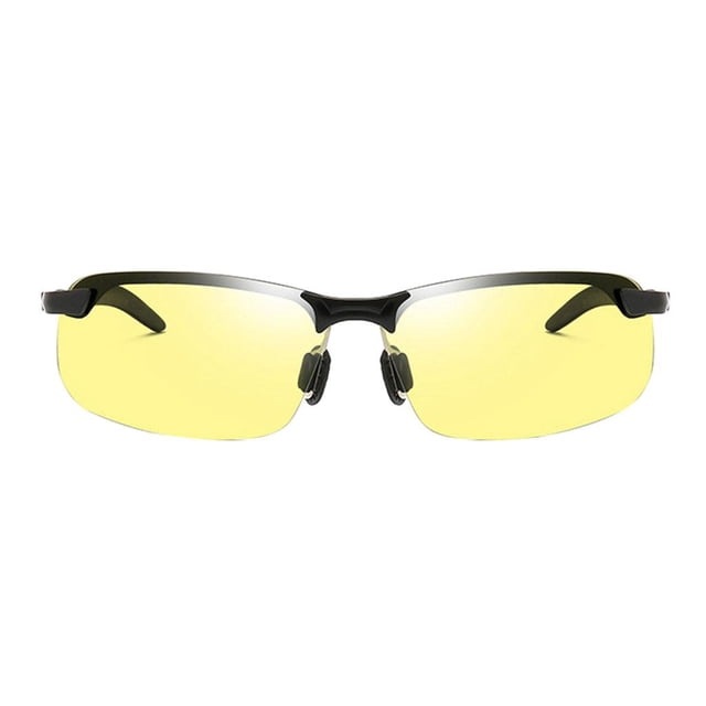 Classic Polarized Sunglasses Men Women Driving Half Frame - Night