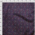 thumbnail image 4 of oneOone Rayon Blue Fabric Asian Suzani Craft Projects Decor Fabric Printed By The Yard 56 Inch Wide, 4 of 5