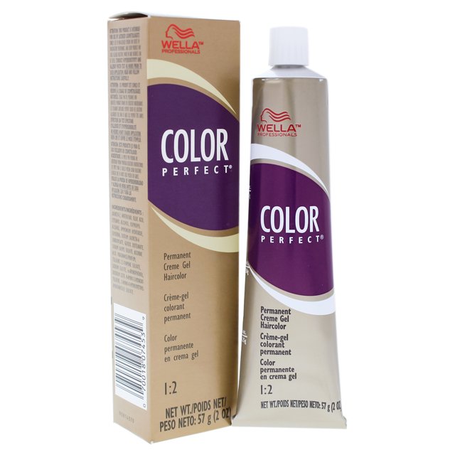 Color Perfect Permanent Creme Gel Haircolor - V Violet Modifier by Wella for Unisex - 2 oz Hair Colo