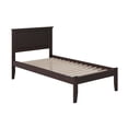 thumbnail image 2 of Madison Twin XL Solid Wood Platform Bed in Espresso, 2 of 5