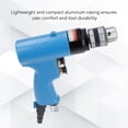 thumbnail image 4 of Air Drill, Pneumatic Drill 2600RPM Portable High Efficiency Easy To Use Aluminum Shell  for Woodworking, 4 of 7