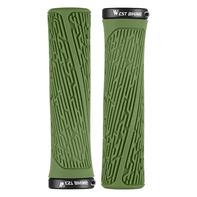 XZNGL Bike Grips Handlebar Mountain Bike Bicycle Non-Slip Rubber Grips Cover Mountain Bike Lock Grips Cover Mountain Bike Grips Lock on Lock on Grips Mountain Bike Mountain Bike Handlebar Grips