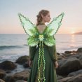 thumbnail image 4 of EGNMCR Home Decor, Room Decor, Wall Decor Elven Butterflys Wing Thin Cicada-Wing Wing Set Festival Party Performance Props A Wing, 4 of 7