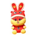 thumbnail image 4 of lionlar Nouvel An Chinois Rabbit Poupée Peluches Lapin Mignon pour Table Nouvel An Petit, 4 of 9