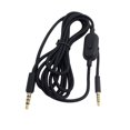 thumbnail image 3 of Bunblic Gaming Headset Cable Audio AUX Splitter Cable Braided Wire Easy to Use High Quality 2.0M Length Replaceable Plug Audio Cable Black, 3 of 8