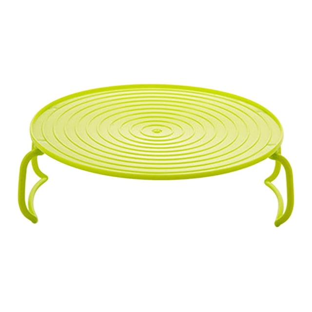 Plateau Empilable pour Micro-Ondes, Support de Four avec Pieds