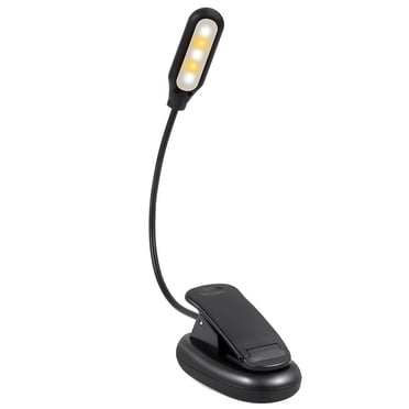 XZNGL 1PC NEW 5 LED Book Light Easy Clip On Reading Lights for Reading Eye-Care
