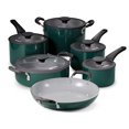 thumbnail image 1 of Tramontina 11 Piece Ceramic Nonstick Nesting Cookware Set - Stackable, Space Saving Set - Mediterranean, 1 of 1