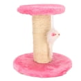 thumbnail image 2 of Cat Tree, Interactive Cat Scratching Post Stable 2 Layers  For Indoor Pink, 2 of 8