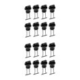 thumbnail image 3 of Ruiboury 8pcs Plastic Wide Compatibility Yacht Drain Plug Easy To Install Durable Reliable Marine Drain Plug black 2Set, 3 of 6