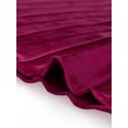 thumbnail image 5 of INSPIRE CHIC Jupe Midi Évasée Plissée en Velours à Taille Haute Élastique pour Femme, 5 of 5