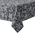 thumbnail image 2 of Mainstays Dot Botanical Fabric Tablecloth, Black, 70' Round, 2 of 6