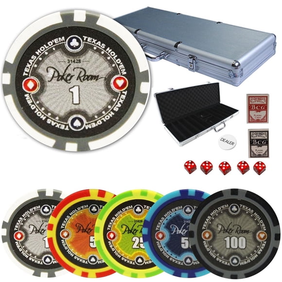 Texas Hold'em poker chips set 500pcs 11.5gr VIP SERIES- Cash Game