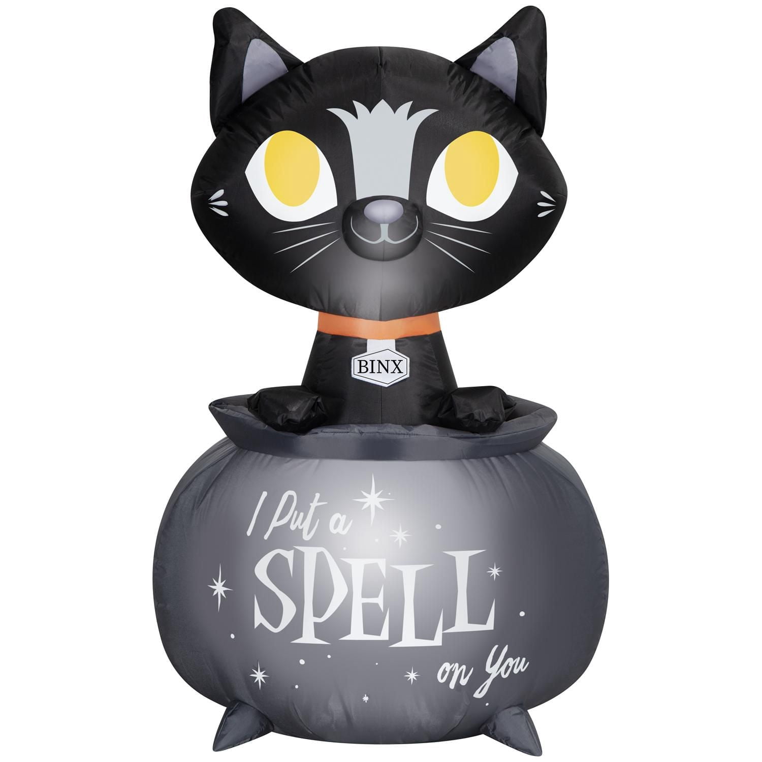 Halloween Inflatable Binx in Cauldron