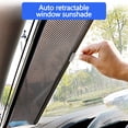 thumbnail image 3 of Leutsin Pare-Soleil de Voiture, Protection Solaire, Store Enrouleur Pliant Opaque, Rideaux Isolants Thermiques, Stores Enrouleurs Automatiques, et Pare-Soleil de Fenêtre Automatiques Rétractables pour Usage Automobile, 3 of 5