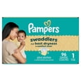 thumbnail image 2 of Pampers Swaddlers Couches, Taille 1 (8-14 lbs), Absorbantes, Gardent Bébé au Sec et Confortable, Couche Jetable pour Bébé Sûre pour la Peau, 2 of 26