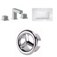 thumbnail image 1 of 24-in. W 3H8-in. Ceramic Top Set In White Color AI-24691, 1 of 9