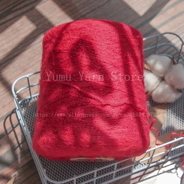 500G/PCS Super Soft Long Fluffy Hand Kninting Wool&Acrylic Mohair Yarns High Quality Threads For Crocheting DIY Scarf Sweater