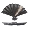 thumbnail image 2 of Sector Shaped Ceramic Plate Food Serving Dish For Japanese Cuisine Barbecue And Dumplings Porcelain Tableware For Restaurant Food Serving, 2 of 4
