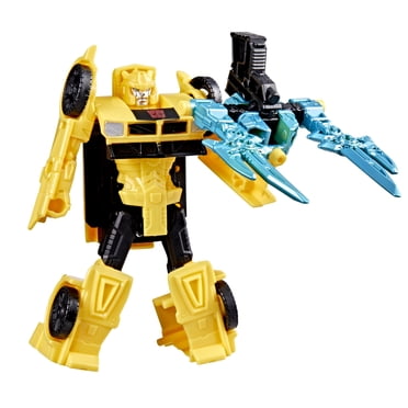 Transformers CYBERWORLD, figurine Cyber Changers Bumblebee en armure