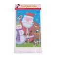 thumbnail image 3 of Christmas Tablecloth Plastic - Disposable Christmas Table Cloth for Christmas Party Table Decorations - Indoor Outdoor Home Kitchen Table Cover - Rectangle  43 x 72Inch, 3 of 7