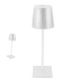 thumbnail image 1 of LED Cordless Table Lamp 3600mAh Rechargeable Battery, 3 Color Stepless Dimming, Portable Bedside Lamp For Bars, Bedroom, Restaurants, Reading, 1 of 8