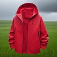 thumbnail image 4 of Yuyuzo Womens Rain Jacket Waterproof Lightweight Windbreaker Jacket Plus Size Raincoat with Pockets, 4 of 7