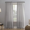 thumbnail image 1 of Sun Textile Crushed Rod Pocket Curtain, 1 of 3
