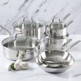 thumbnail image 1 of Martha Stewart 10-Piece Stainless Steel Cookware Set, 1 of 9