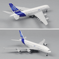 thumbnail image 4 of Aviation Model Toy High Simulation 1:400 Alloy A380 Plane Model for Aviation Enthusiasts Military Gifts, 4 of 6
