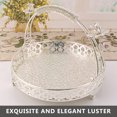 thumbnail image 3 of Cupcake Display Stand, Decorative Strong Alloy Candy Plate Fruit Metal Serving Tray For Tea Coffee Drinks Toiletries, 3 of 8