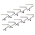thumbnail image 1 of Unique Bargains 5.5x3.8mm Kayak Paddle Snaps, Hollow Button Single Pin Lock Tube Spring Clips for Tent Pole, 10 Pack, 1 of 6