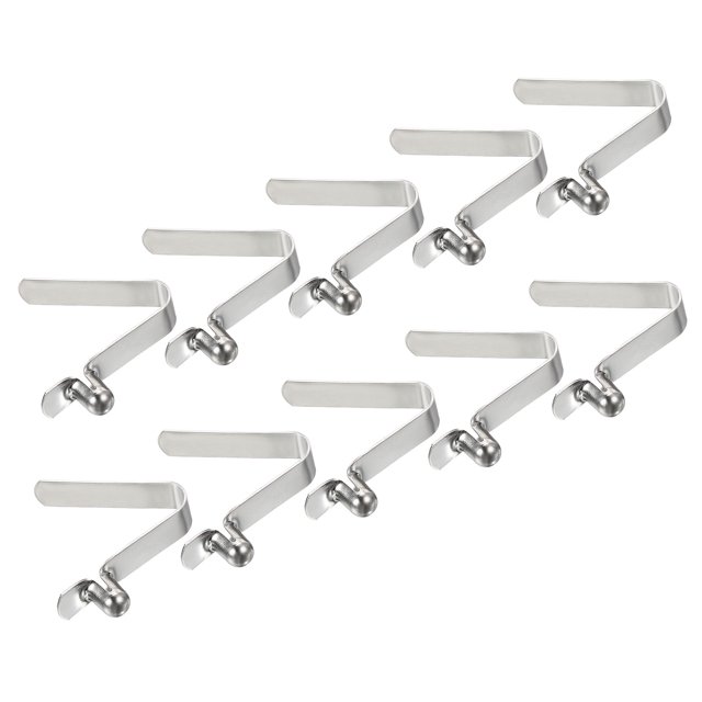 Unique Bargains 5.5x3.8mm Kayak Paddle Snaps, Hollow Button Single Pin Lock Tube Spring Clips for Tent Pole, 10 Pack
