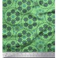 thumbnail image 1 of Soimoi Rayon Fabric Snowflake Artistic Fabric Prints By Yard 42 Inch Wide, 1 of 3