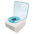 thumbnail image 1 of Record Player Style  Speaker, Multifunctional 1200mah Battery Wave Speaker Auto Shut Off Timer  for Party White,Pink,Yellow,Black, 1 of 7